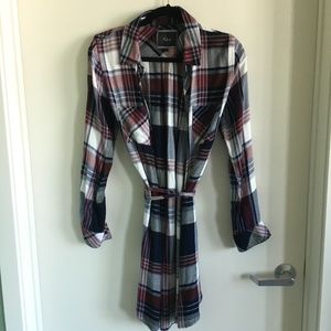Rails Plaid Tunic Dress Shirt